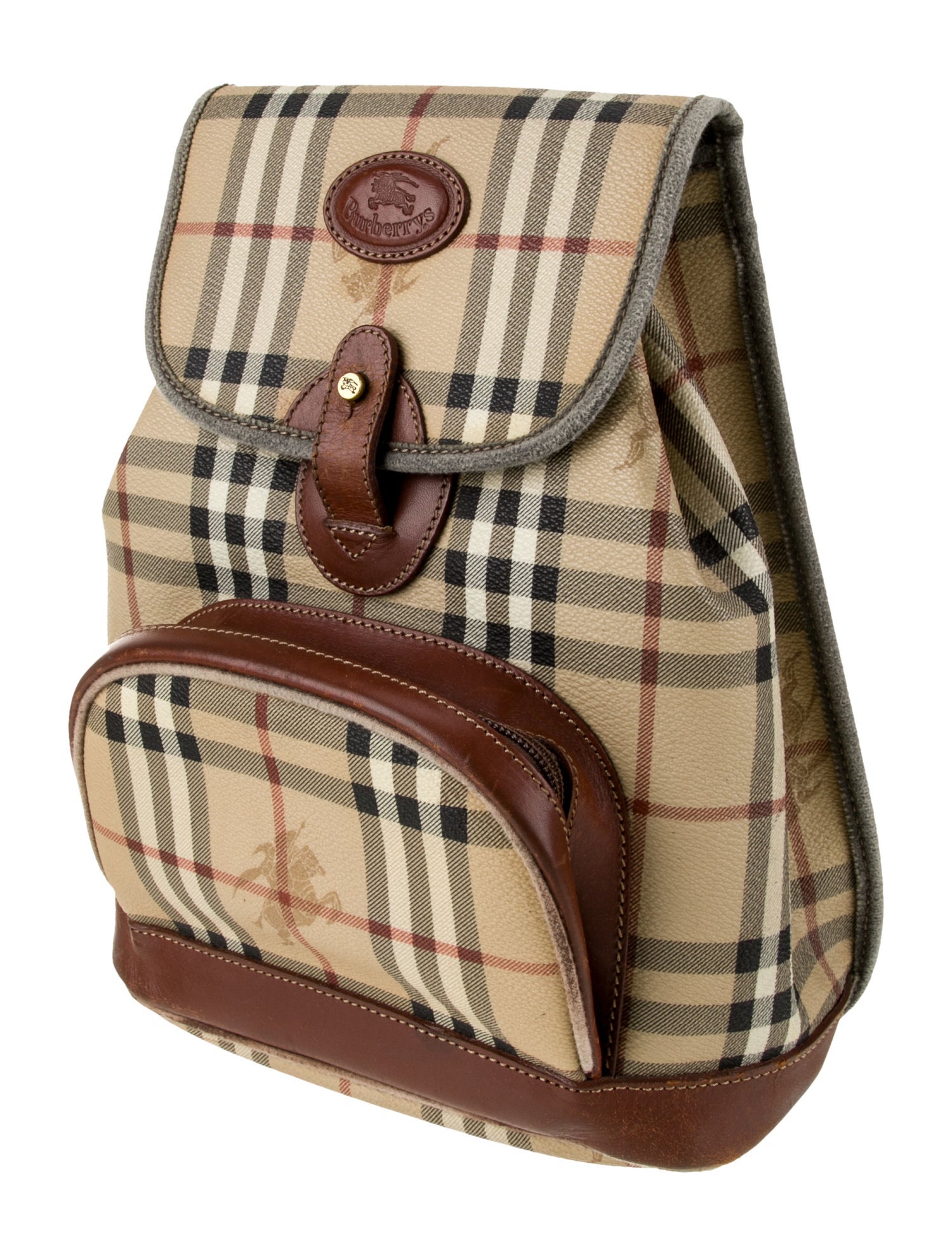 Burberry Haymarket Check Backpack Vintage