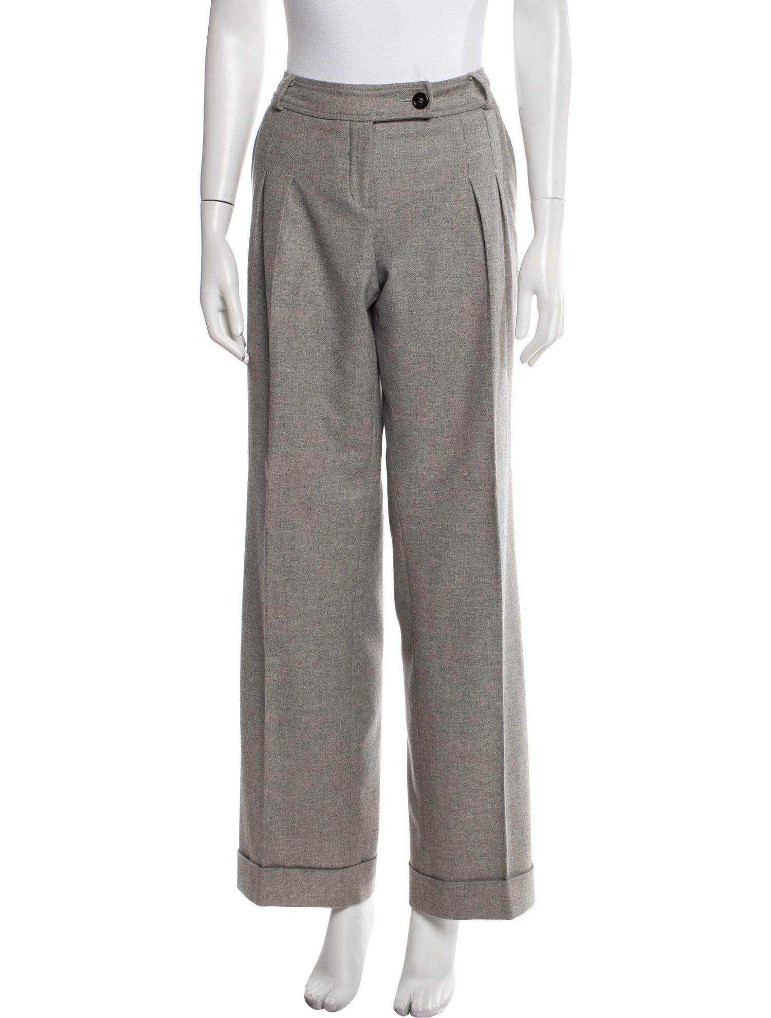 Burberry Wool Wide Leg Pants