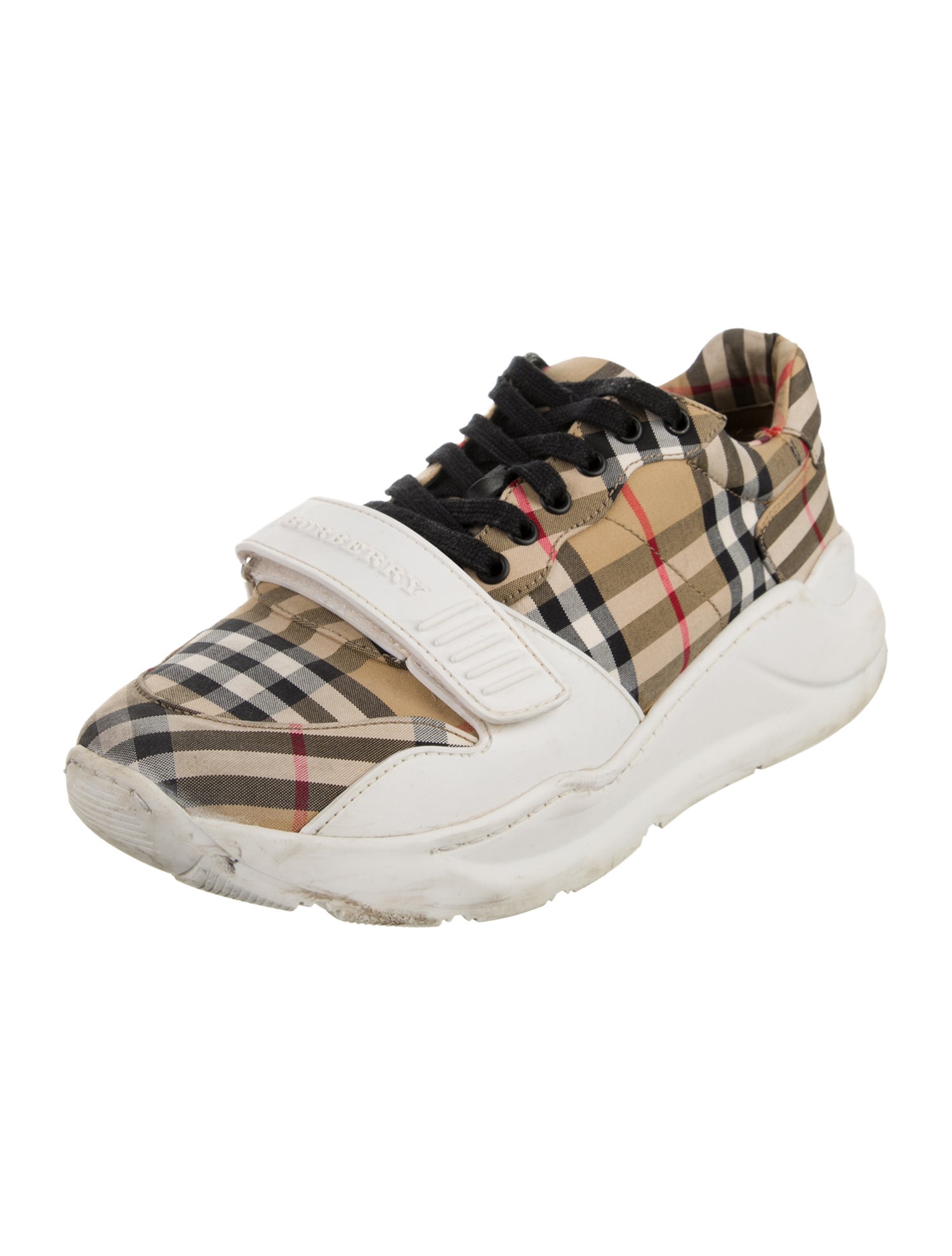 Burberry House Check Pattern Canvas Sneakers
