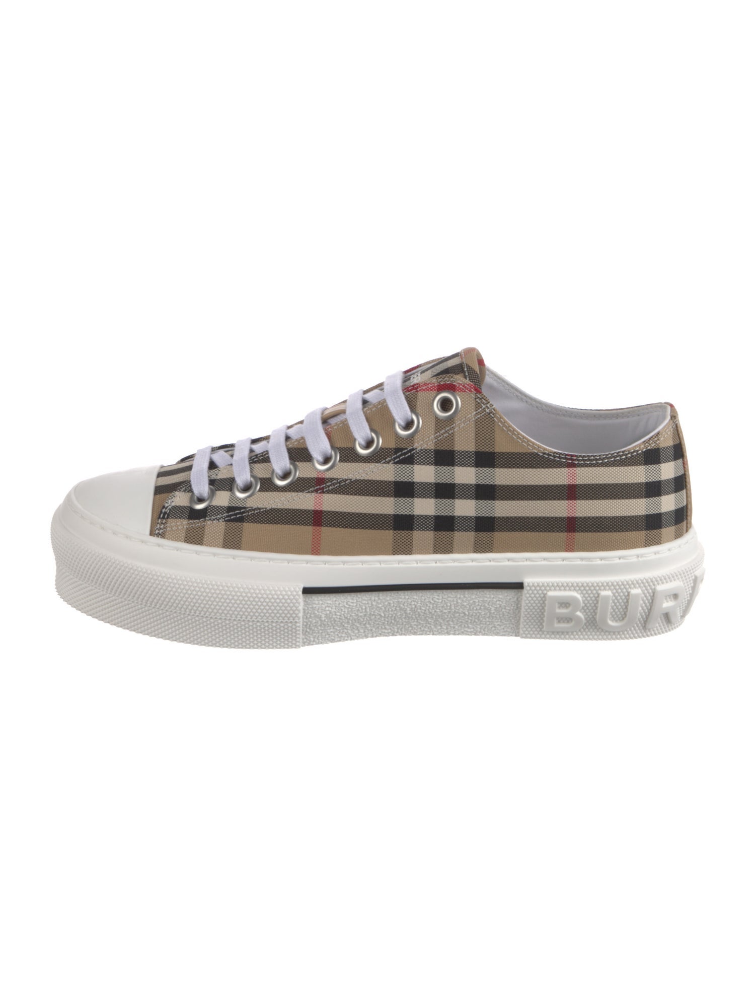 Burberry House Check Pattern Canvas Sneakers w/ Tags