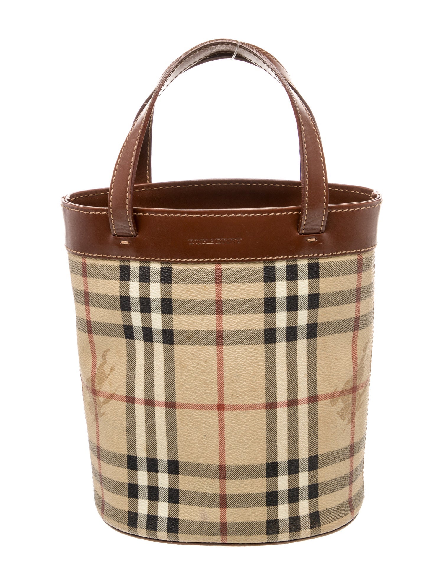 Burberry London Haymarket Check Bucket Bag