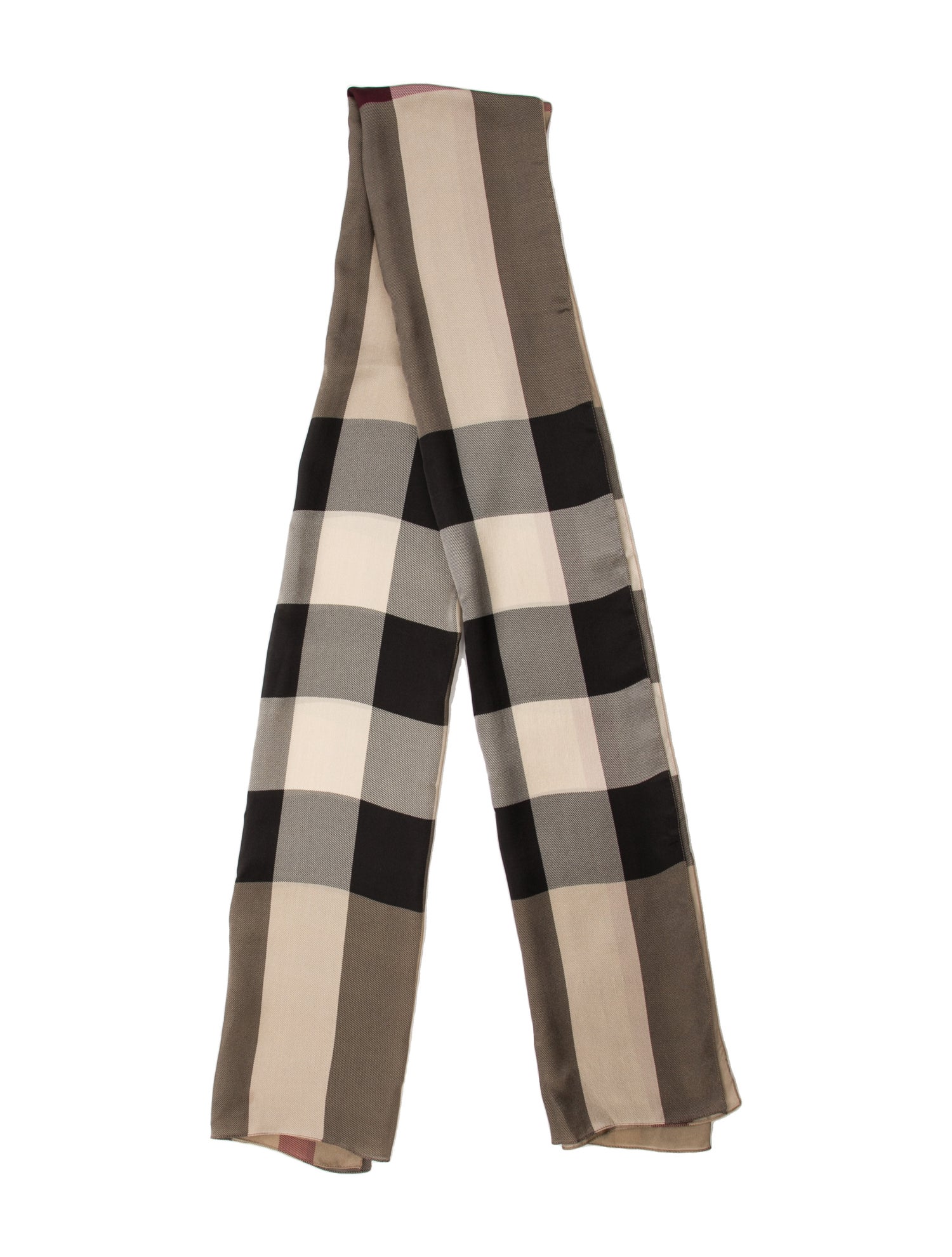 Burberry Cashmere House Check Pattern Scarf