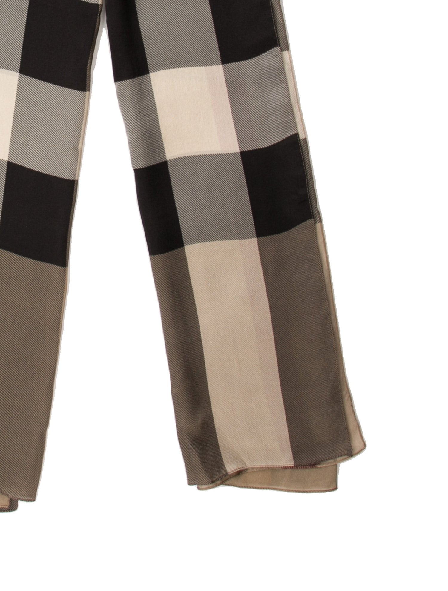 Burberry Cashmere House Check Pattern Scarf