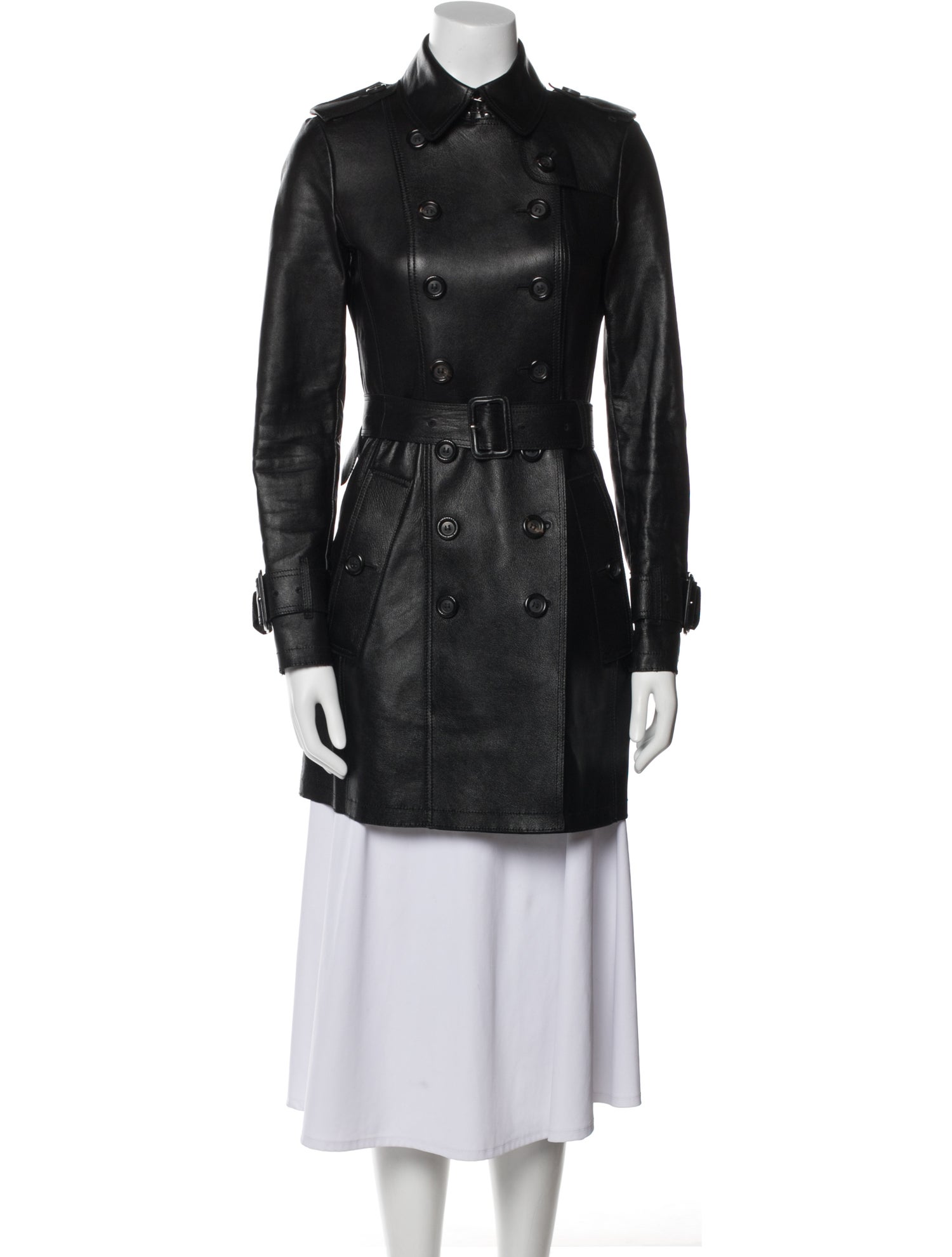 Burberry Lambskin Trench Coat