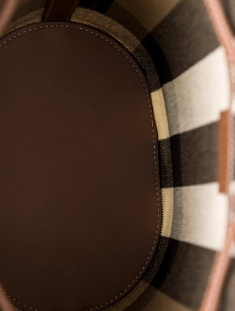 Burberry Exploded Check Bucket Bag