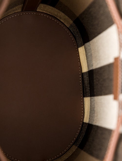 Burberry Exploded Check Bucket Bag