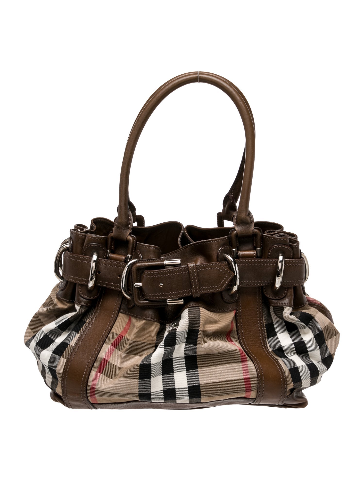 Burberry Prorsum House Check Shoulder Bag