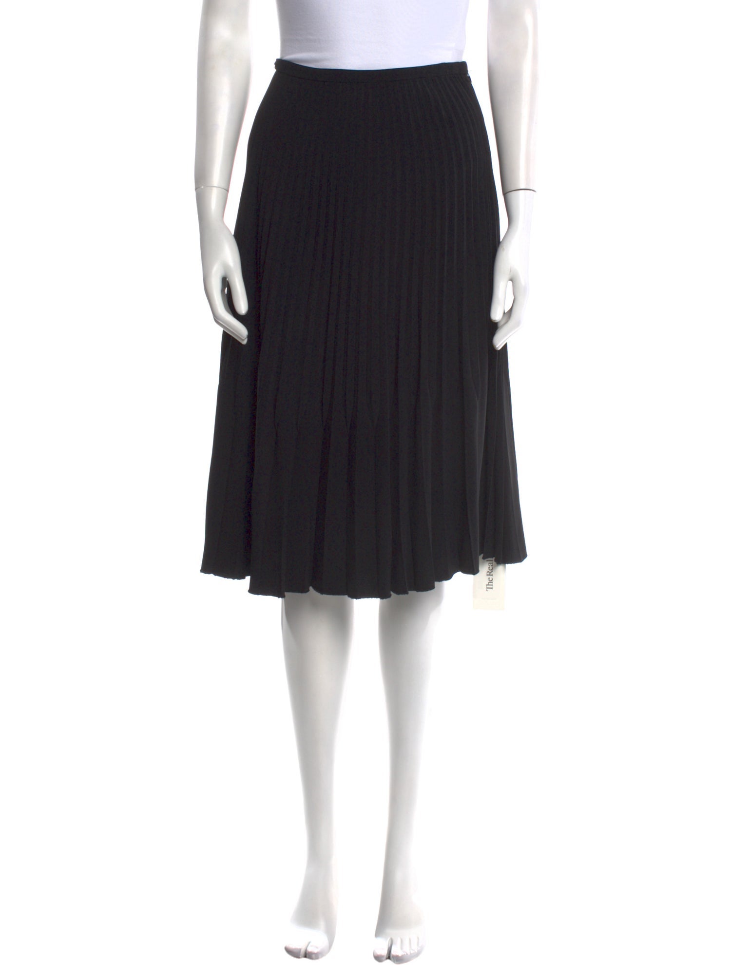 Burberry London Pleated Accents Knee-Length Skirt