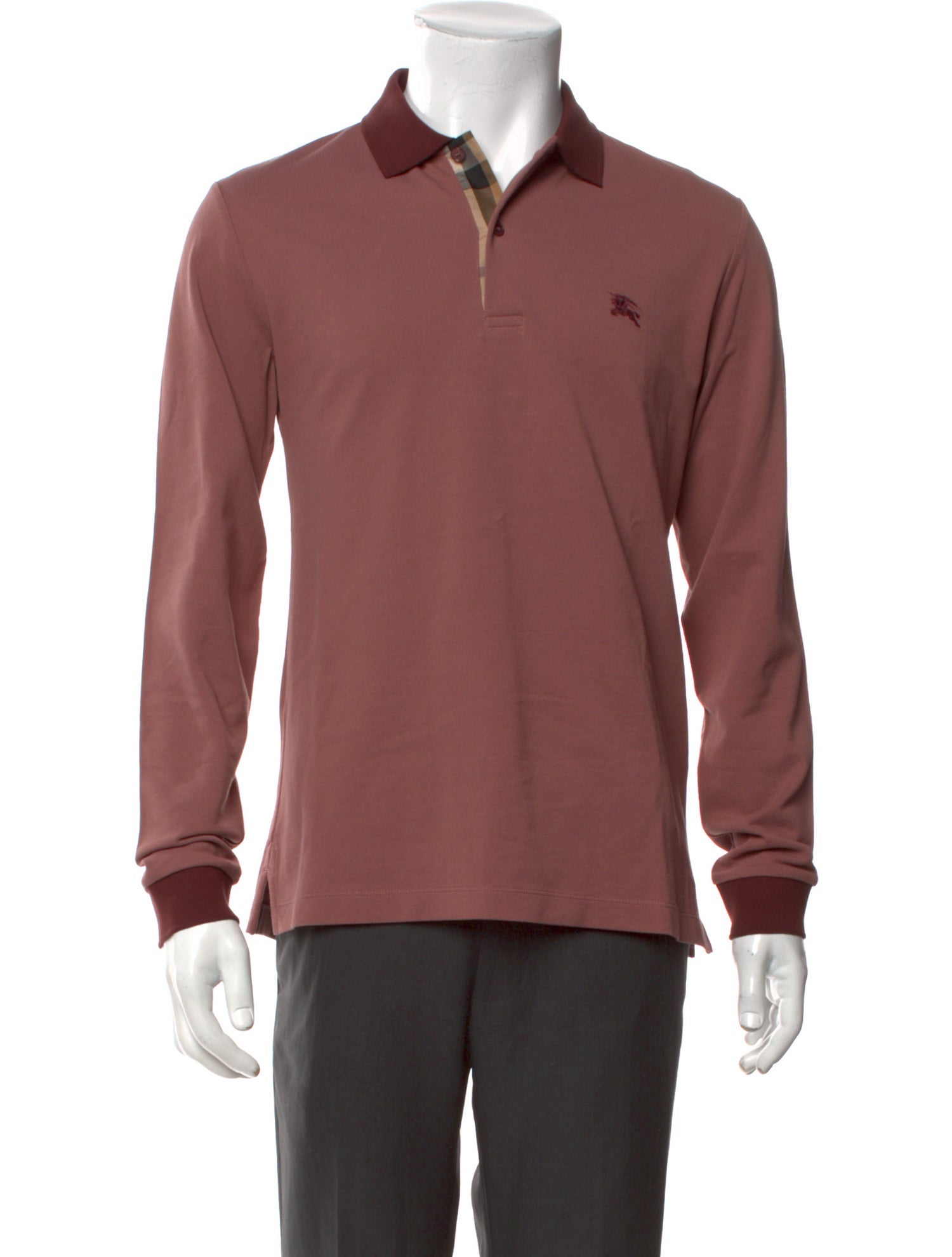 Burberry Nova Check Pattern Collar Polo Shirt w/ Tags