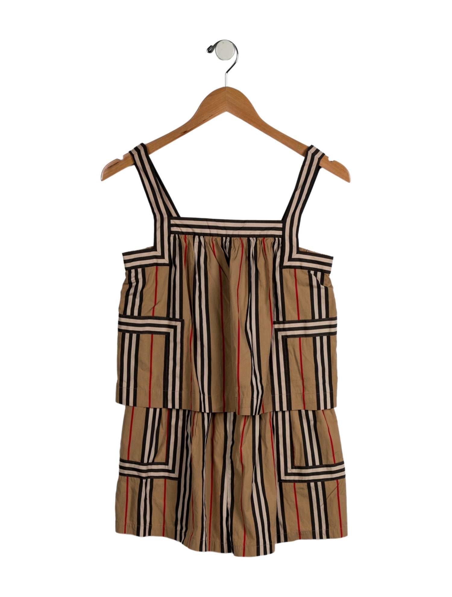 Burberry Check Woven Romper