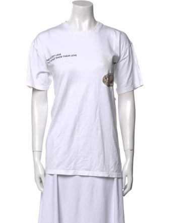 Burberry Graphic Print Crew Neck T-Shirt