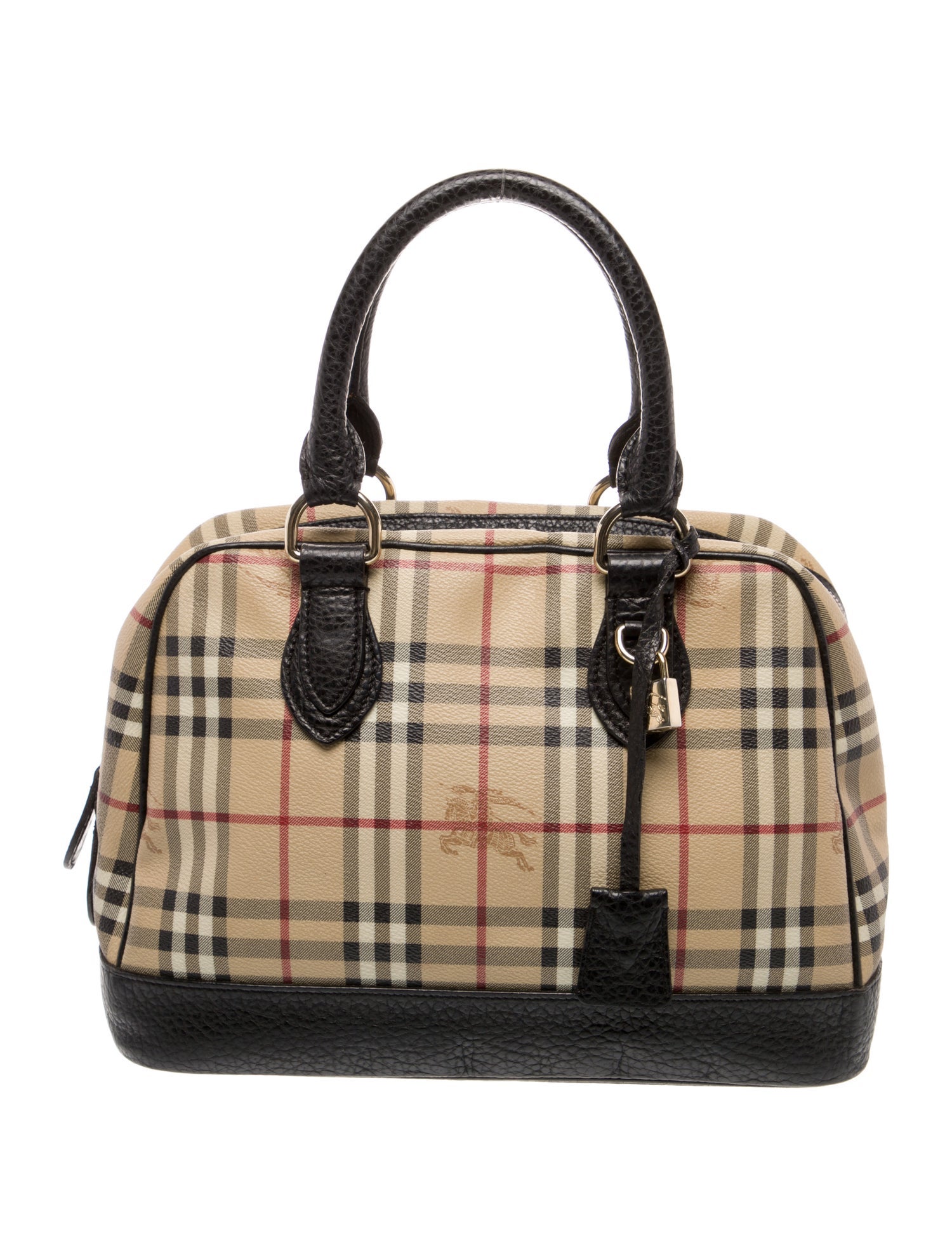 Burberry Haymarket Check Bowling Bag