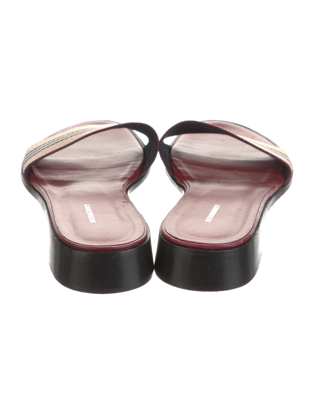 Burberry Canvas Slides Neutrals Striped - image 4