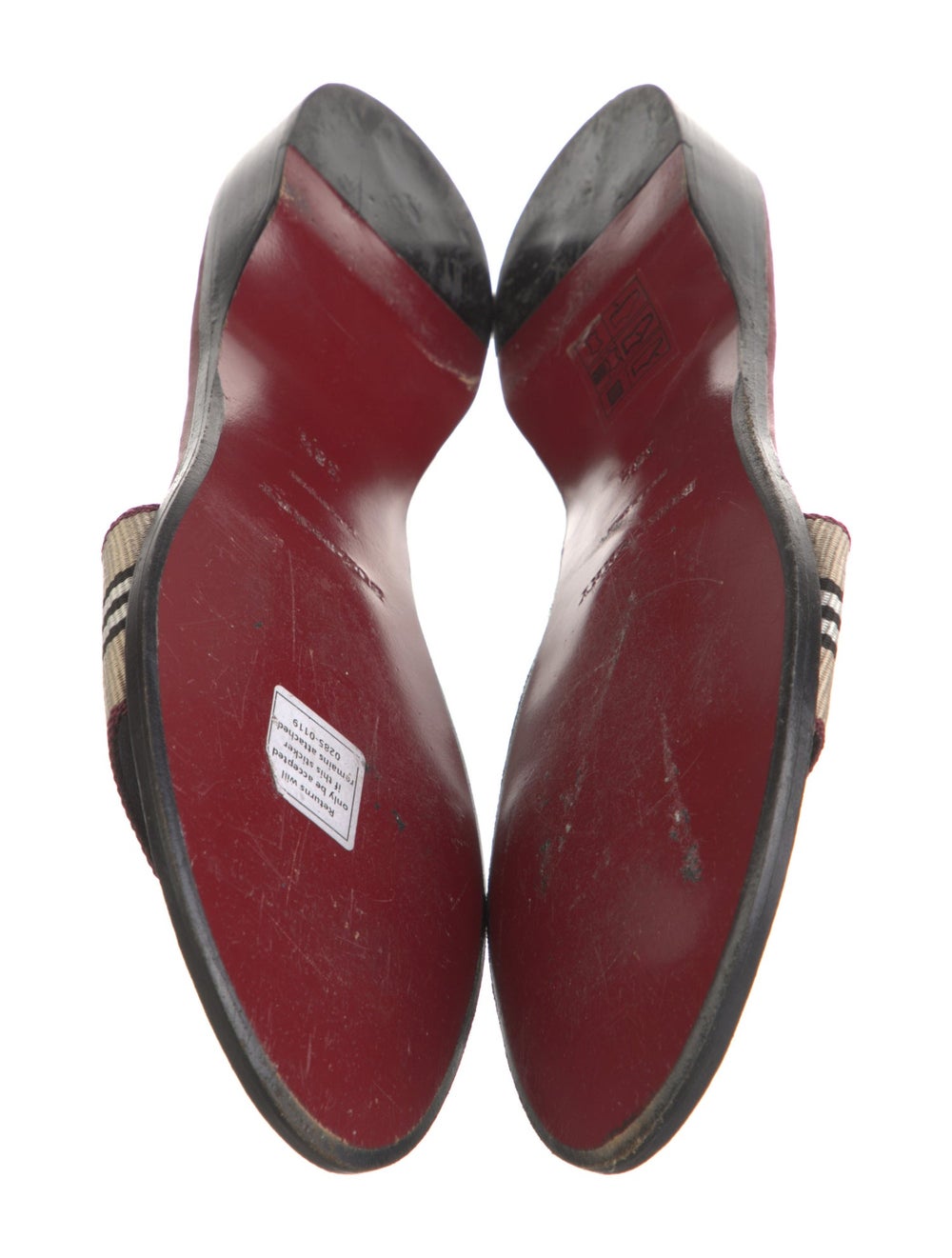 Burberry Canvas Slides Neutrals Striped - image 5