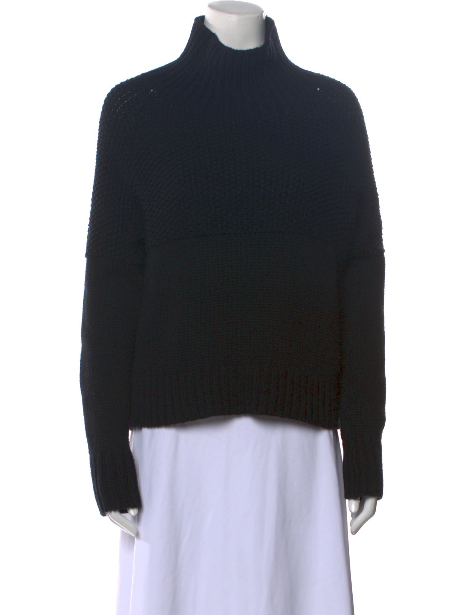 Burberry Cashmere Mock Neck Sweater