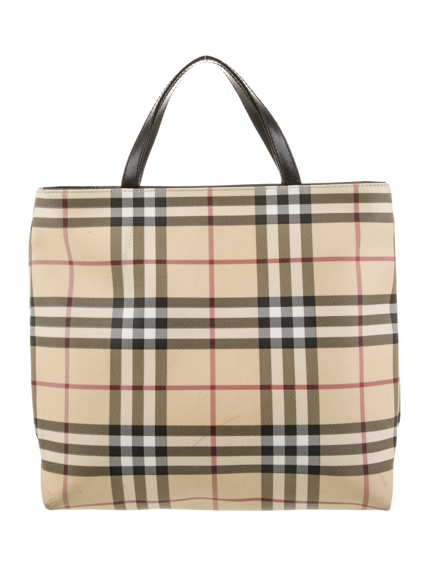 Burberry Nova Check Top Handle Bag