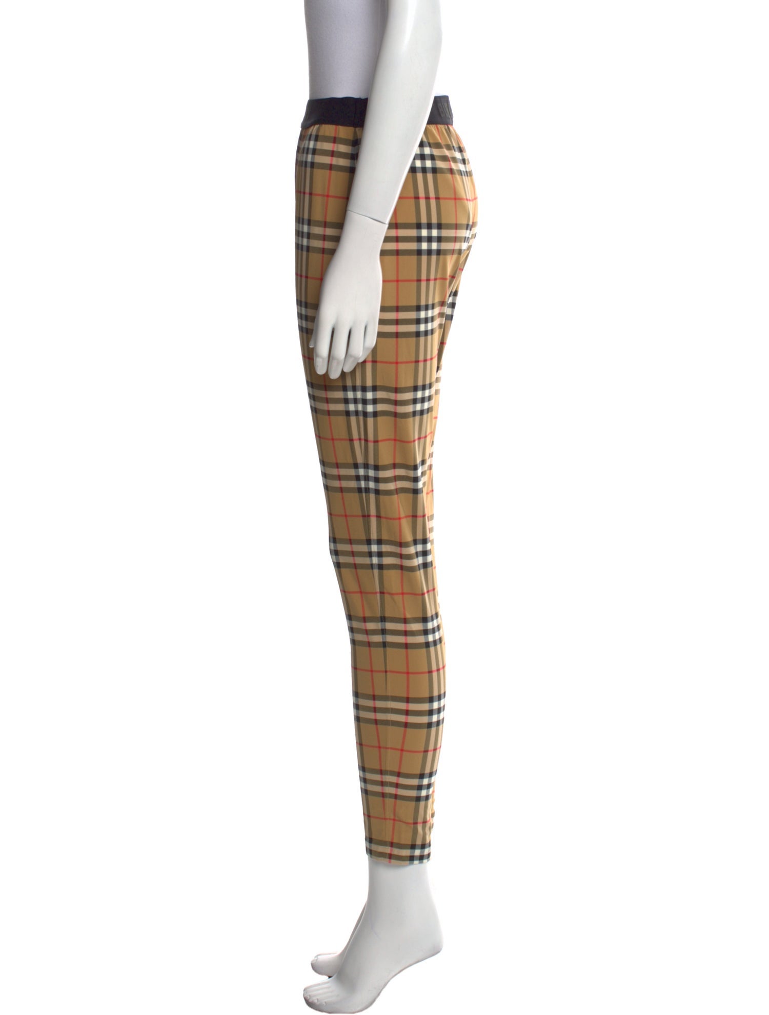 Burberry Nylon Skinny Leg Pants