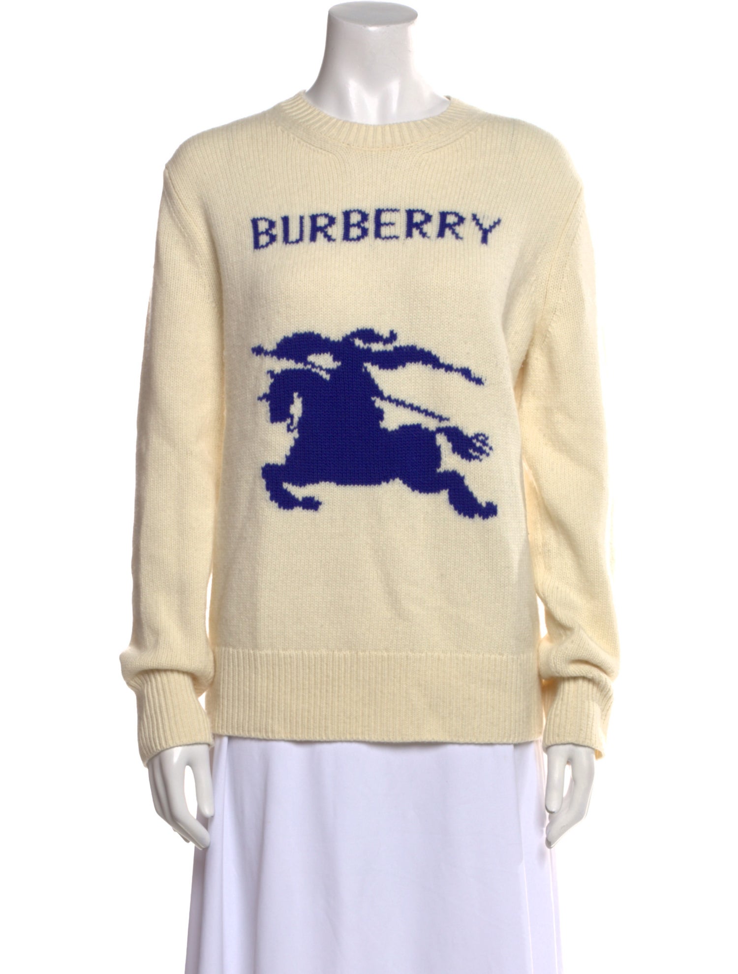 Burberry Wool Graphic Print Sweater