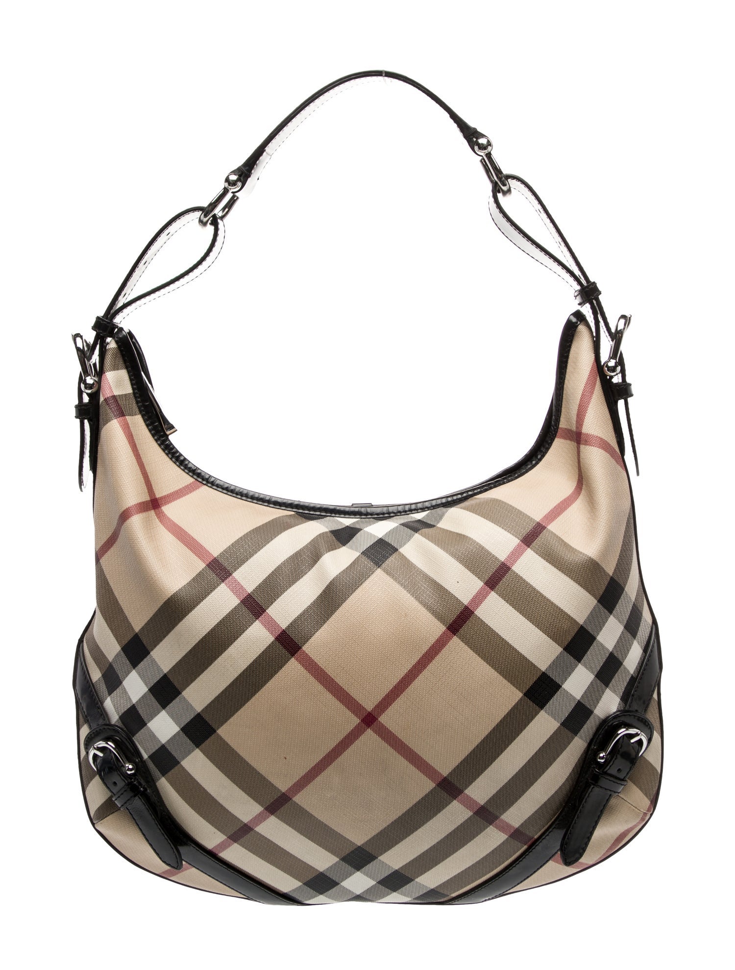 Burberry Super Nova Check Hobo