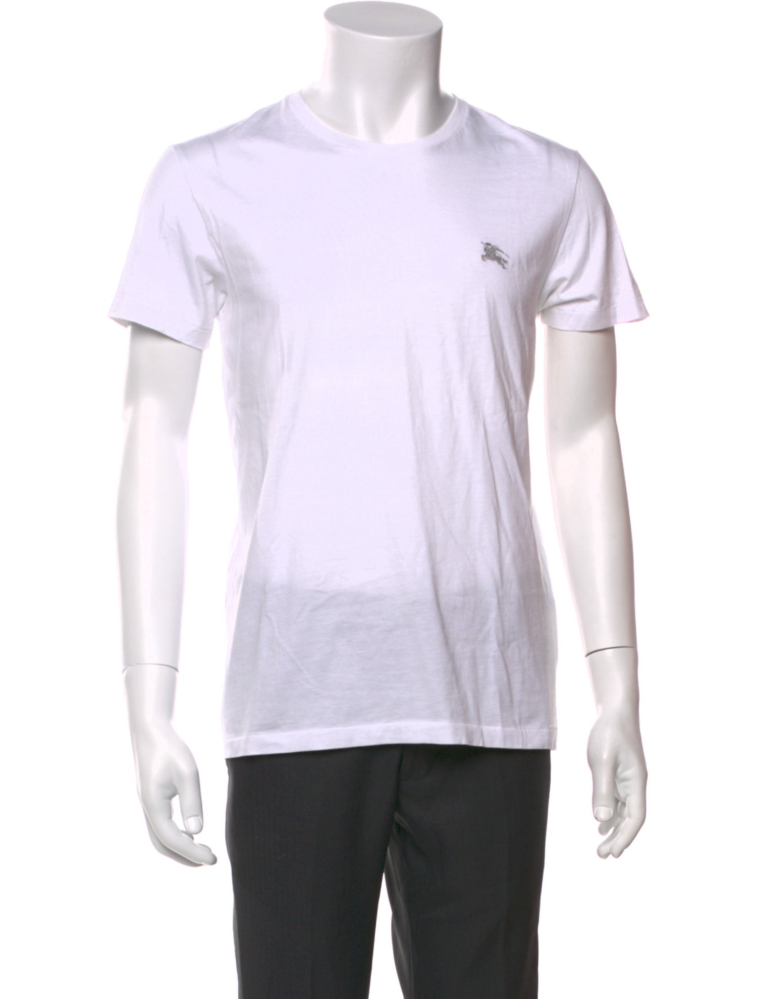 Burberry House Check Pattern Crew Neck T-Shirt