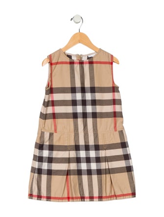 Burberry Girls Nova Check Sleeveless Dress