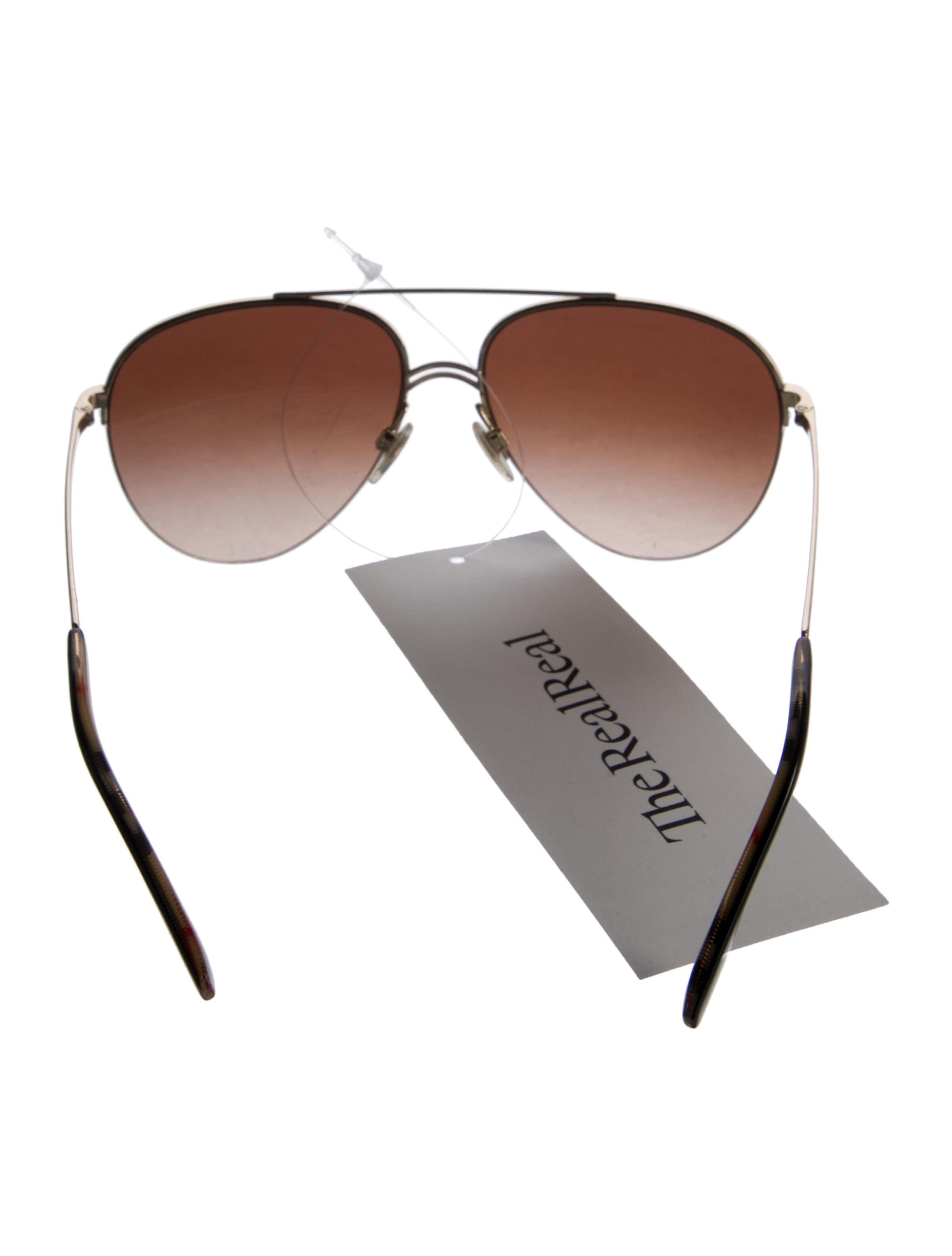 Burberry Aviator Mirrored Sunglasses
