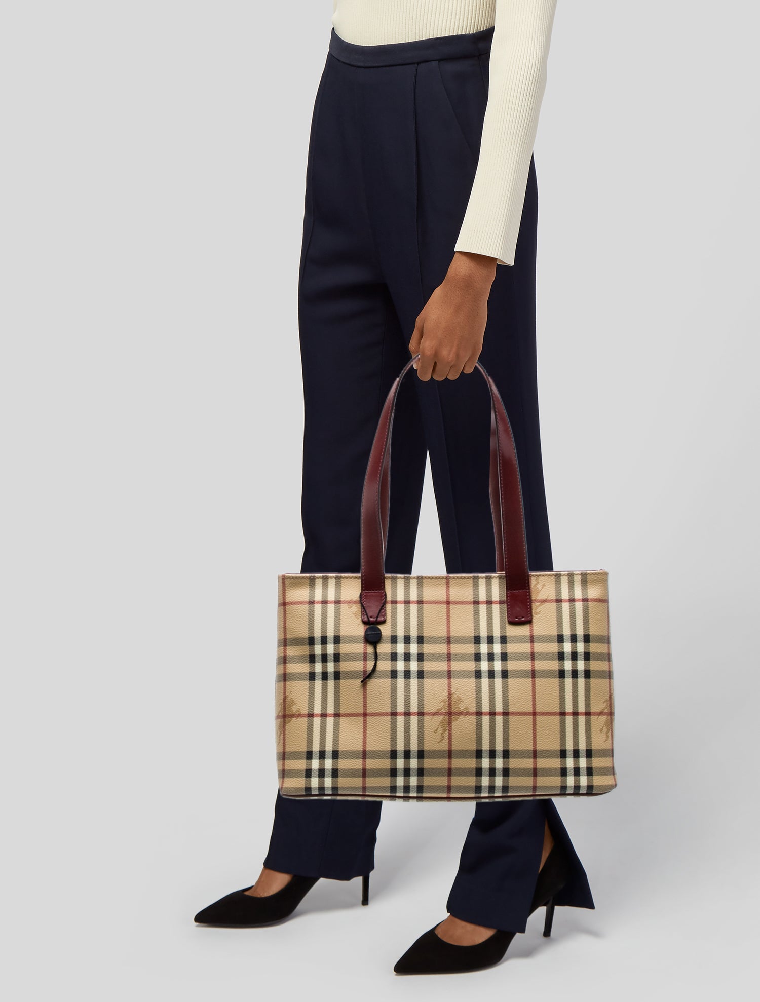 Burberry London Haymarket Check Shoulder Bag