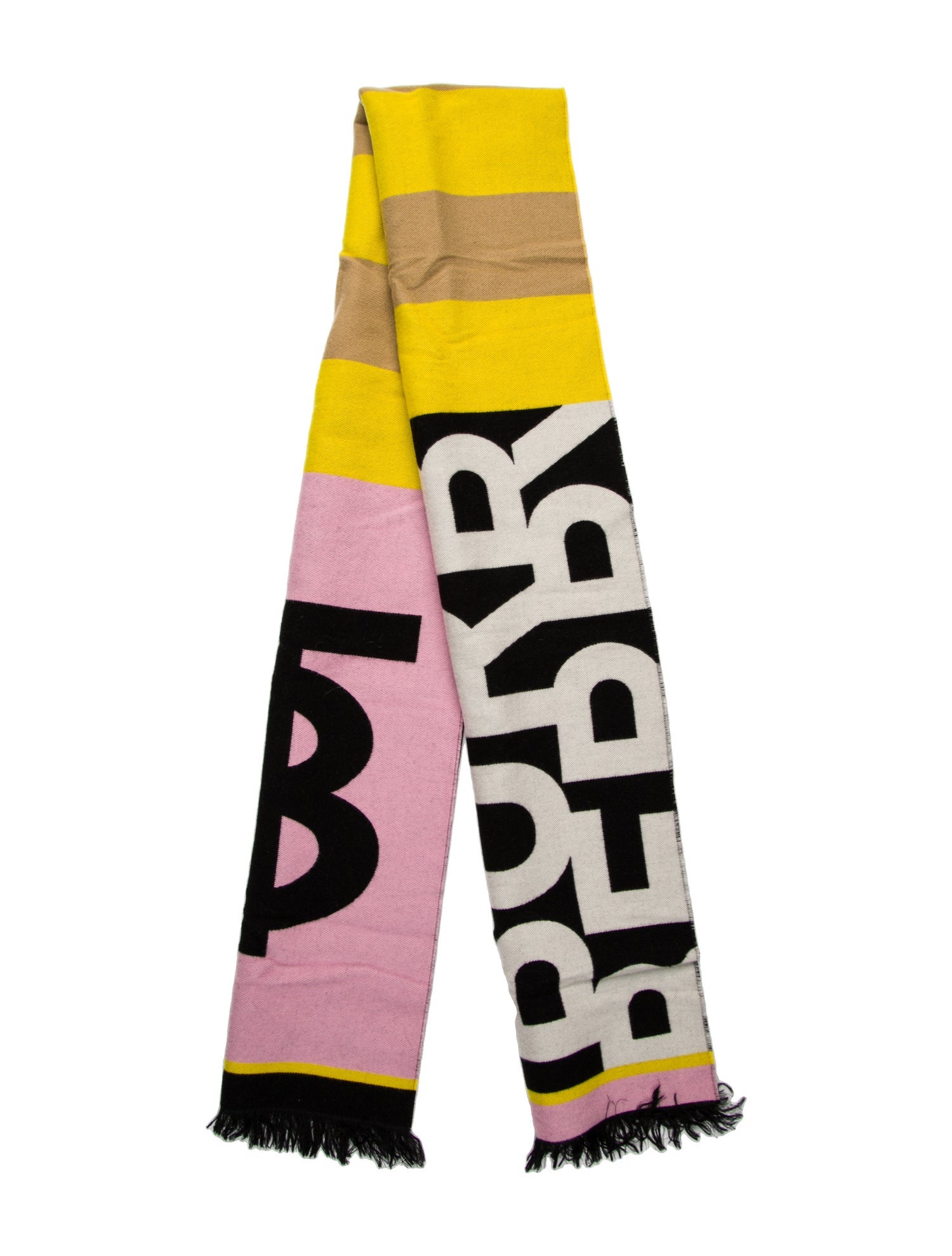 Burberry Wool Printed Scarf w/ Tags
