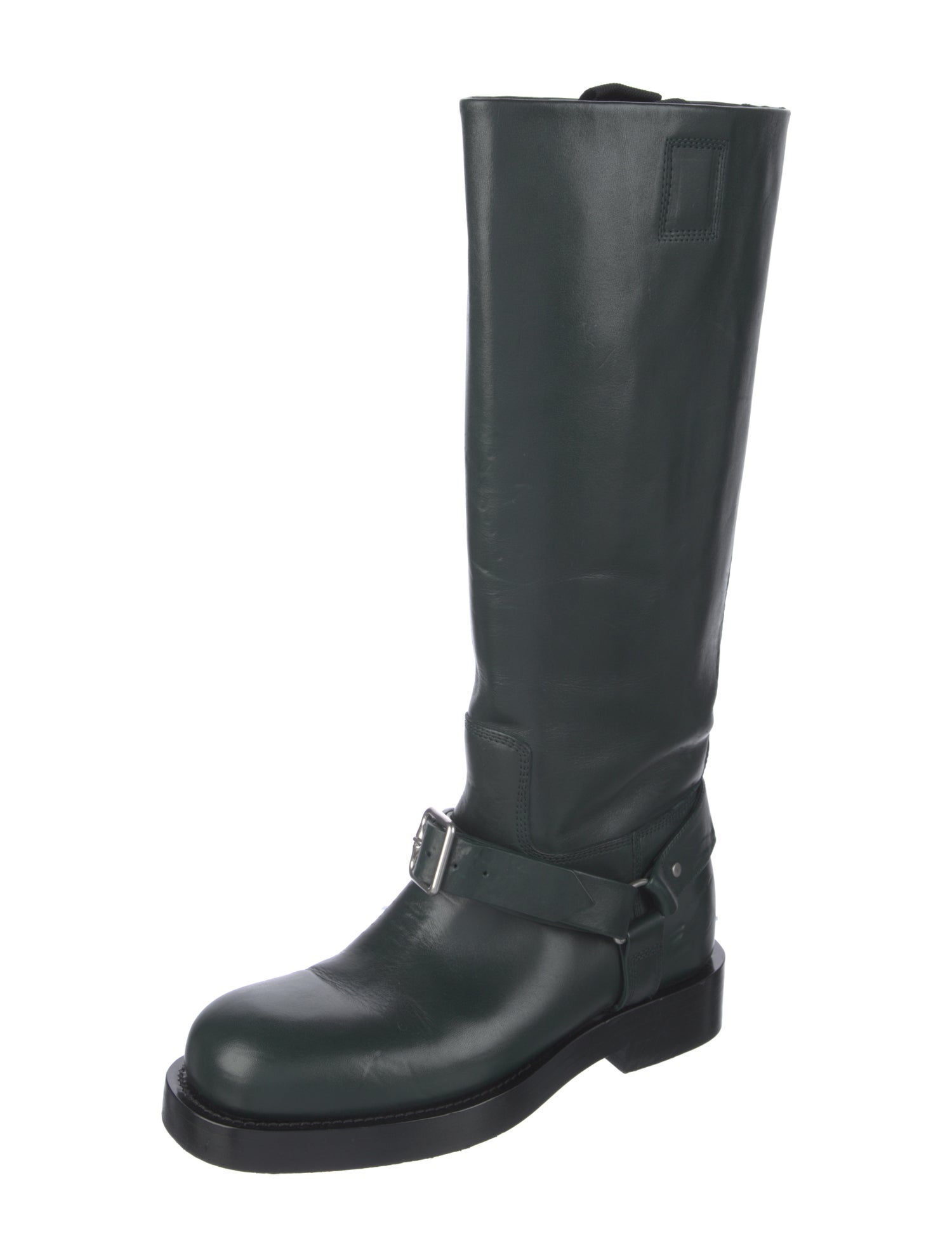 Burberry Leather Riding Boots