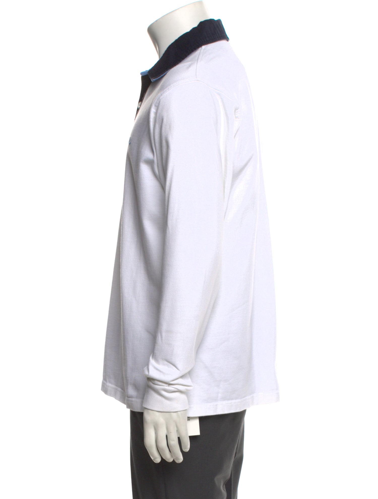 Burberry Colorblock Pattern Collar Polo Shirt