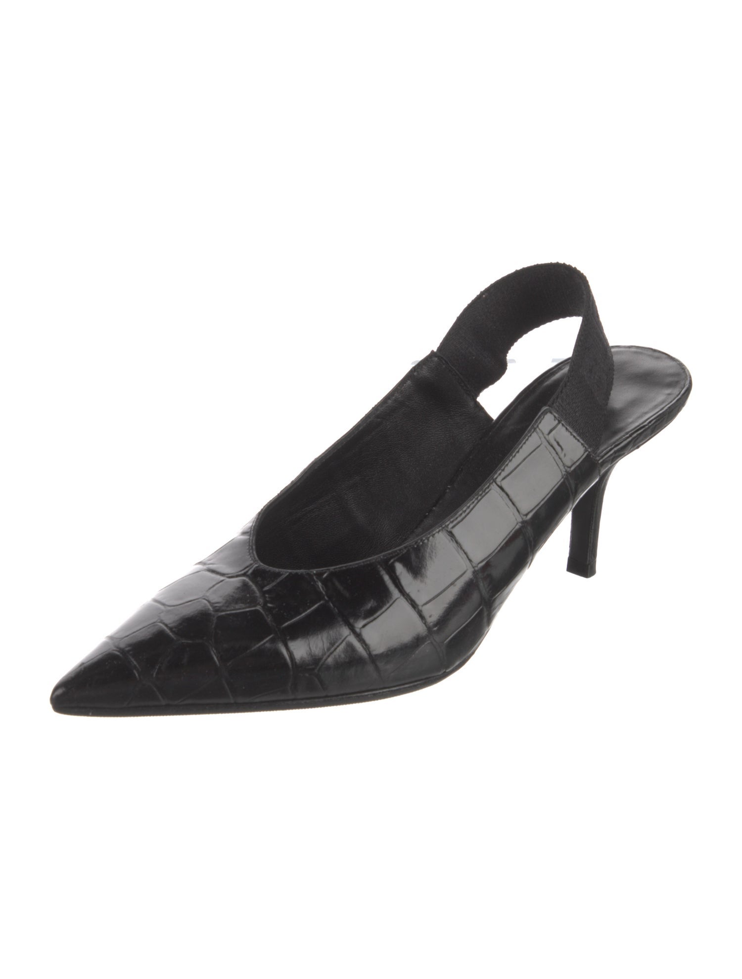 Burberry Leather Slingback Pumps