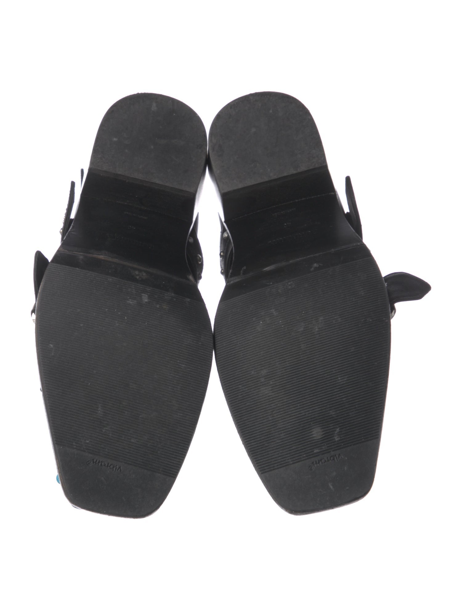 Burberry Leather Whipstitch Trim Combat Boots