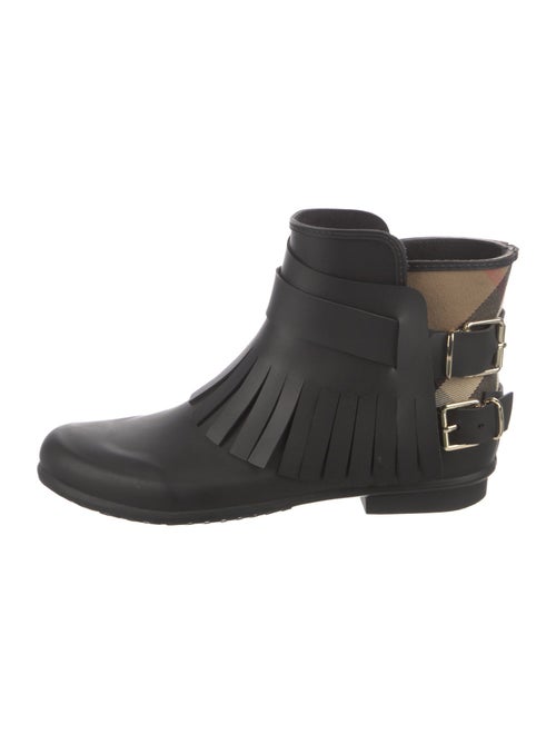 Burberry Fritton Nova Check Pattern Rain Boots