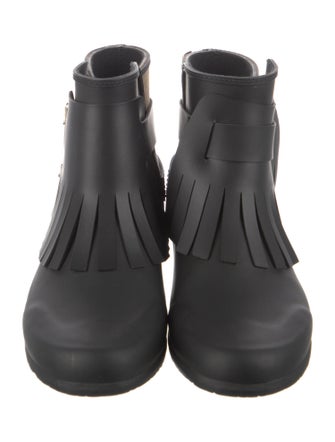 Burberry Fritton Nova Check Pattern Rain Boots