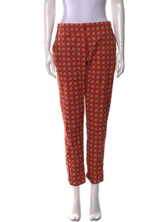 Burberry Printed Straight Leg Pants