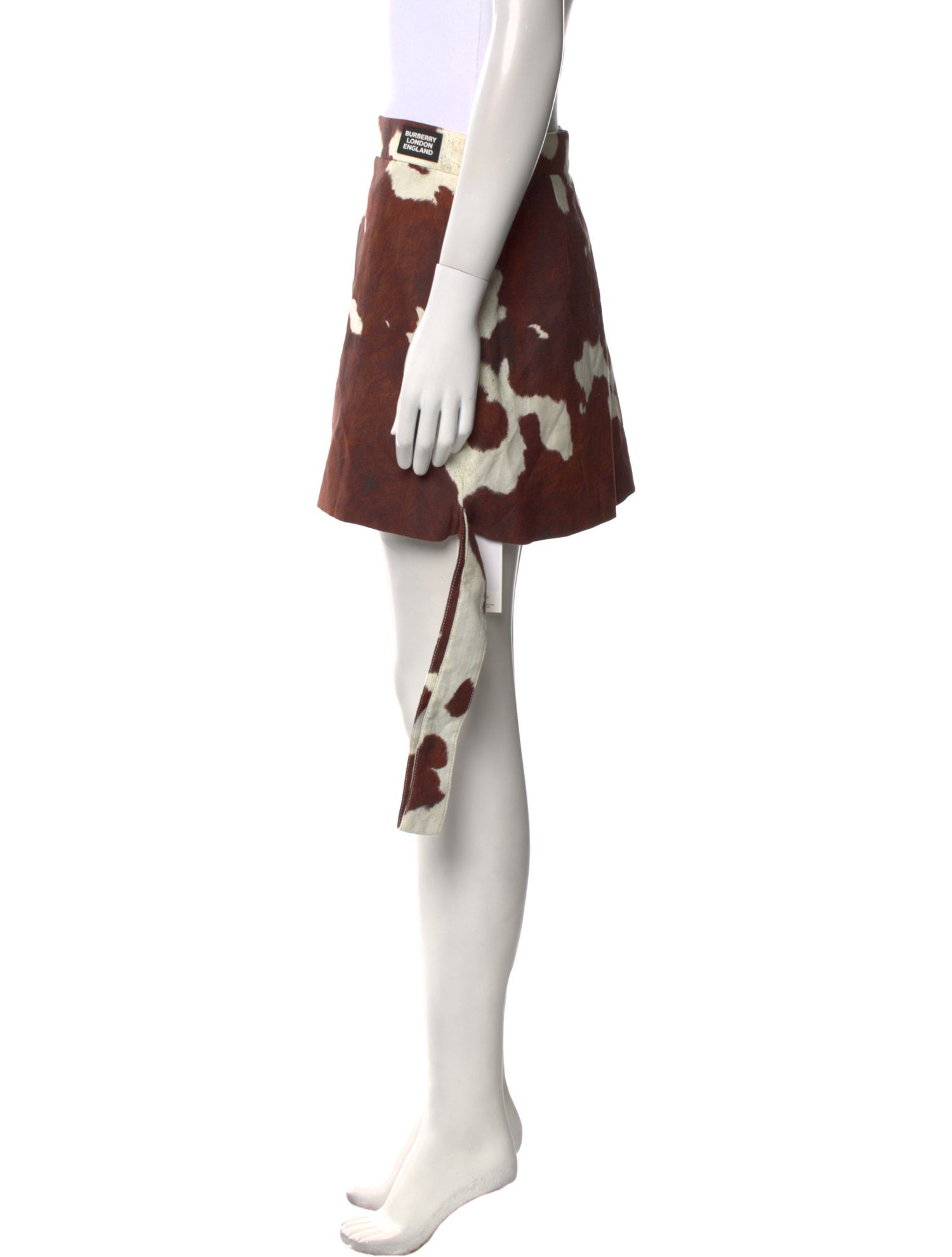 Burberry Printed Mini Skirt w/ Tags