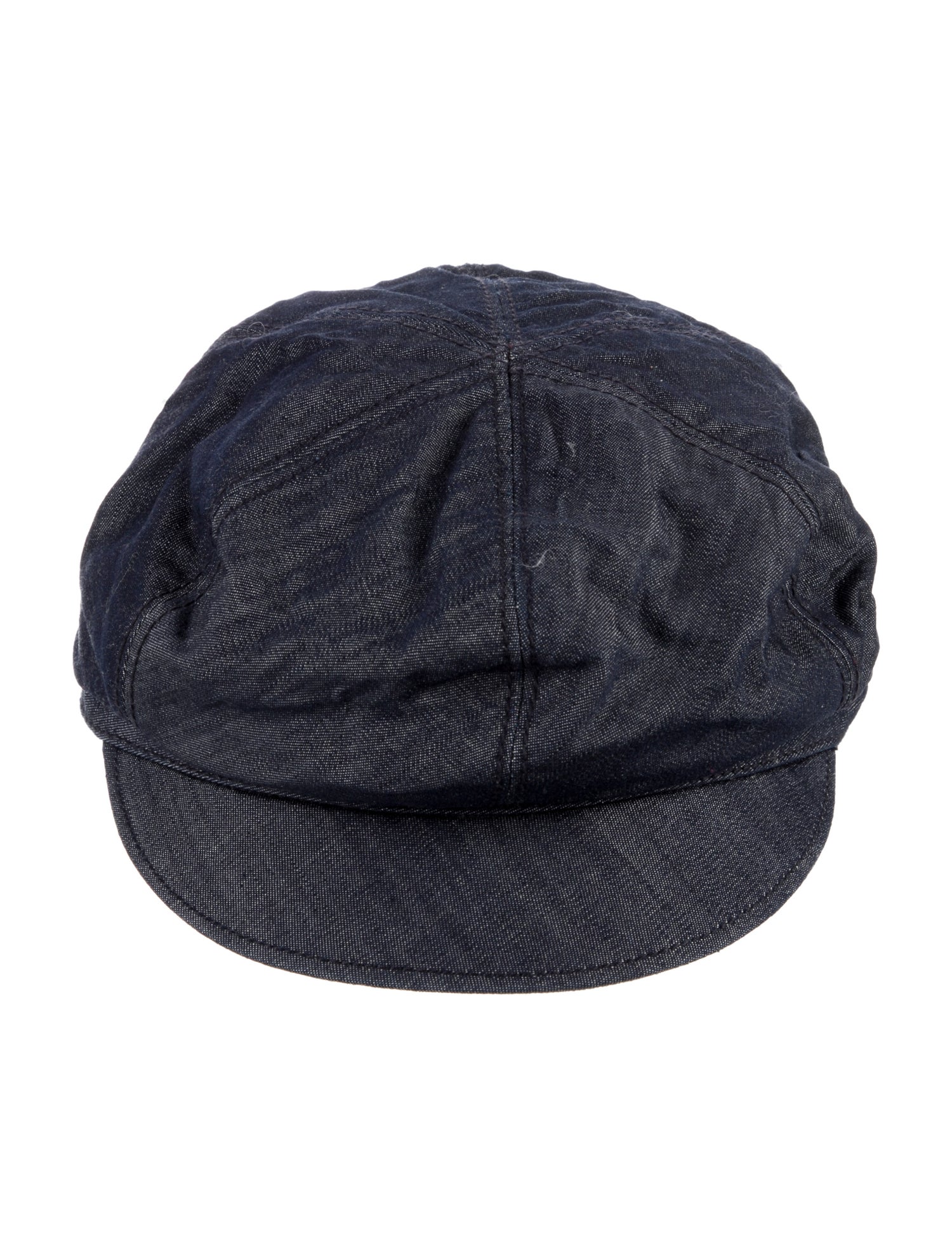 RRL Denim Newsboy Cap RRL Women's Newsboy Cap Blue Hats