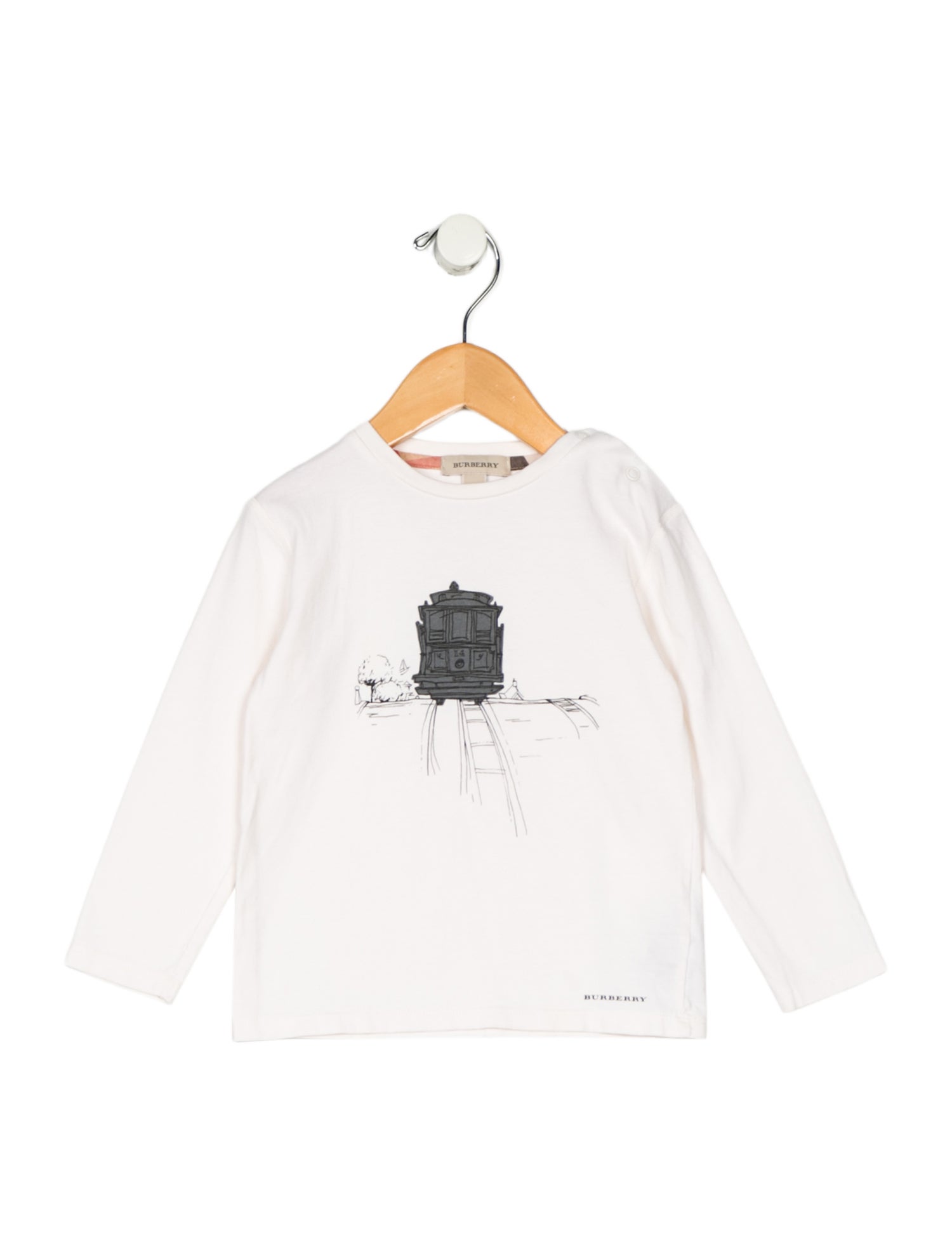 Burberry Boys Long Sleeve Graphic Shirt