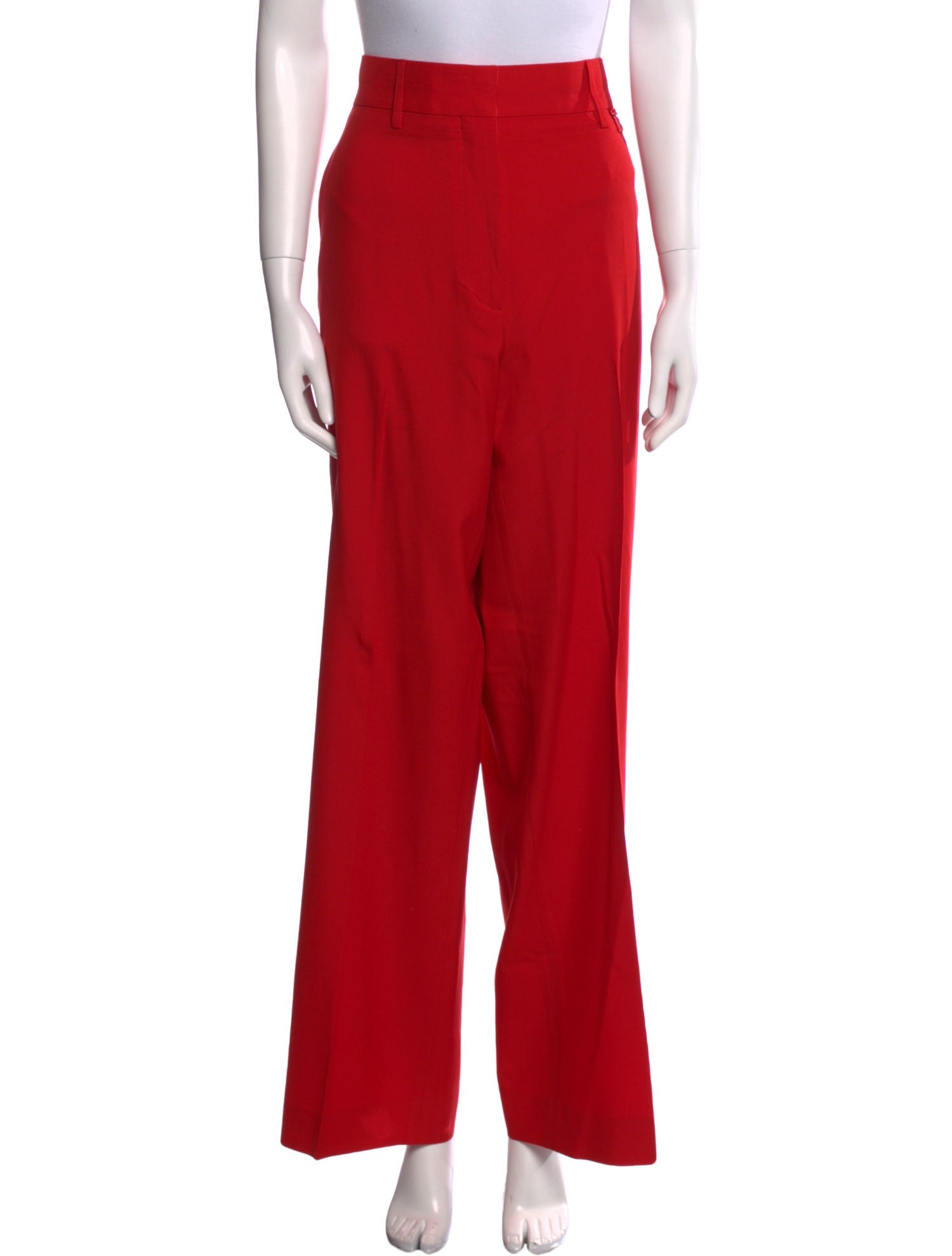 Burberry Virgin Wool Wide Leg Pants