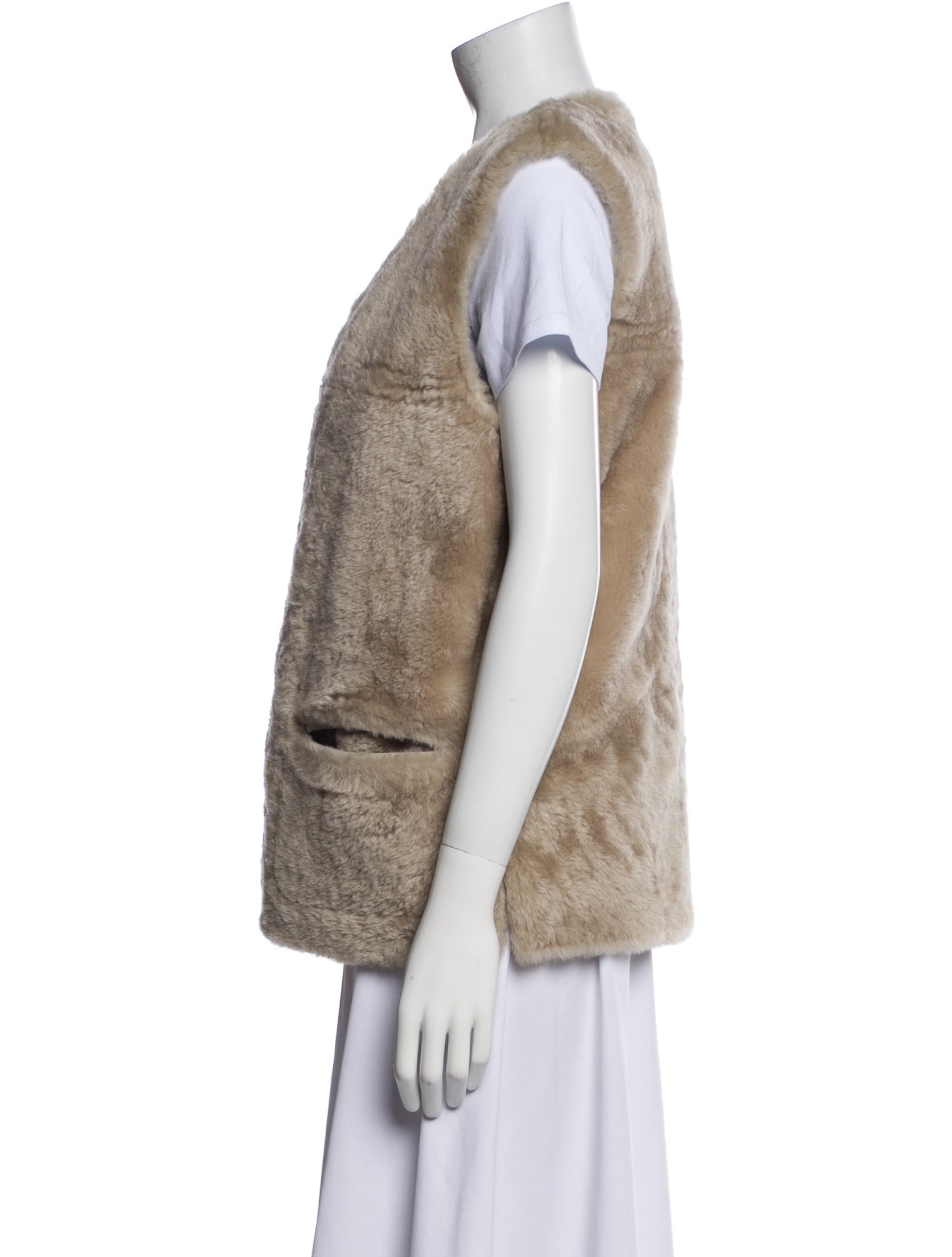 Burberry Shearling Vest