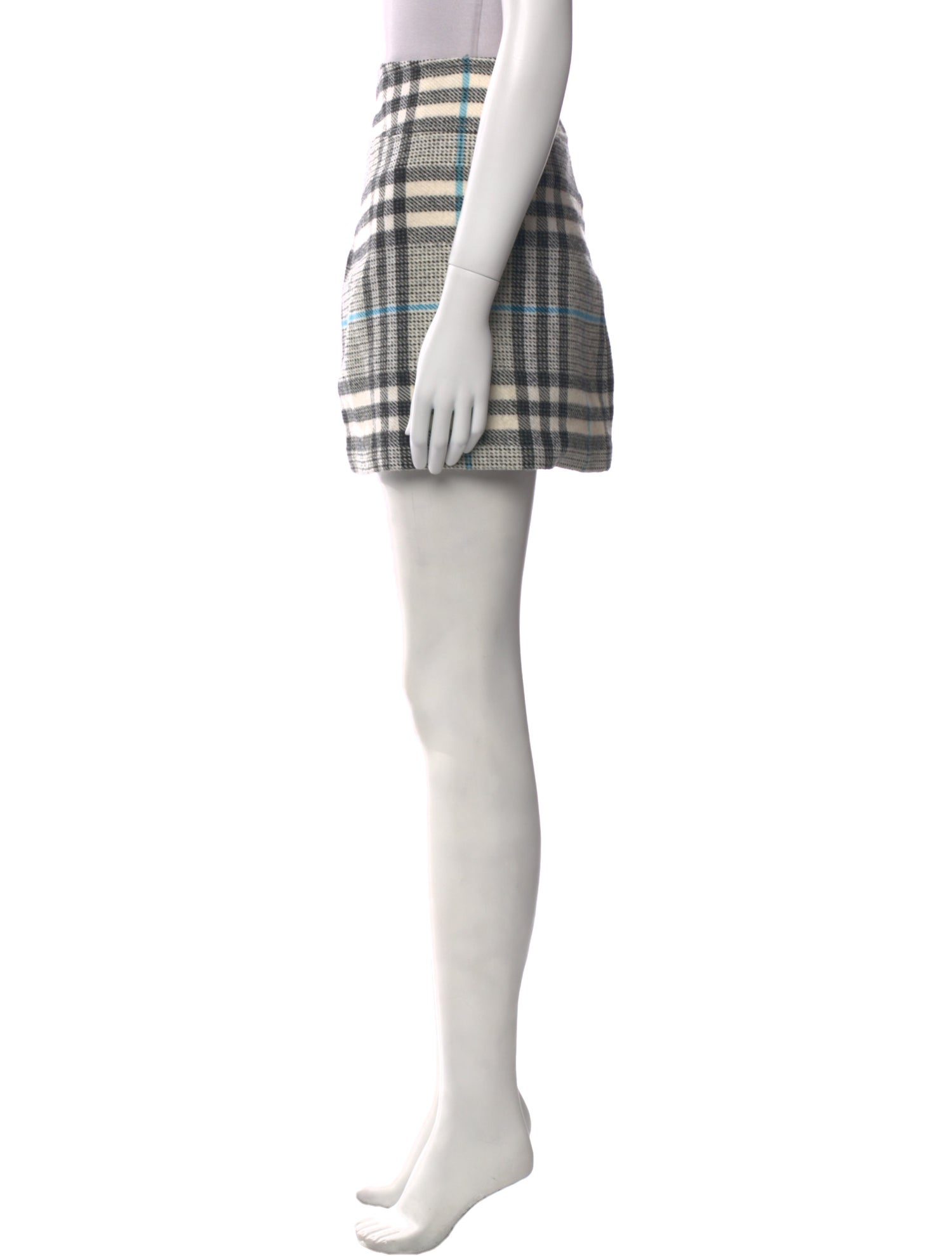 Burberry Wool Mini Skirt