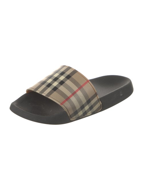 Burberry Rubber Plaid Print Flats