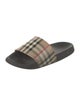 Burberry Rubber Plaid Print Flats