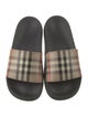 Burberry Rubber Plaid Print Flats
