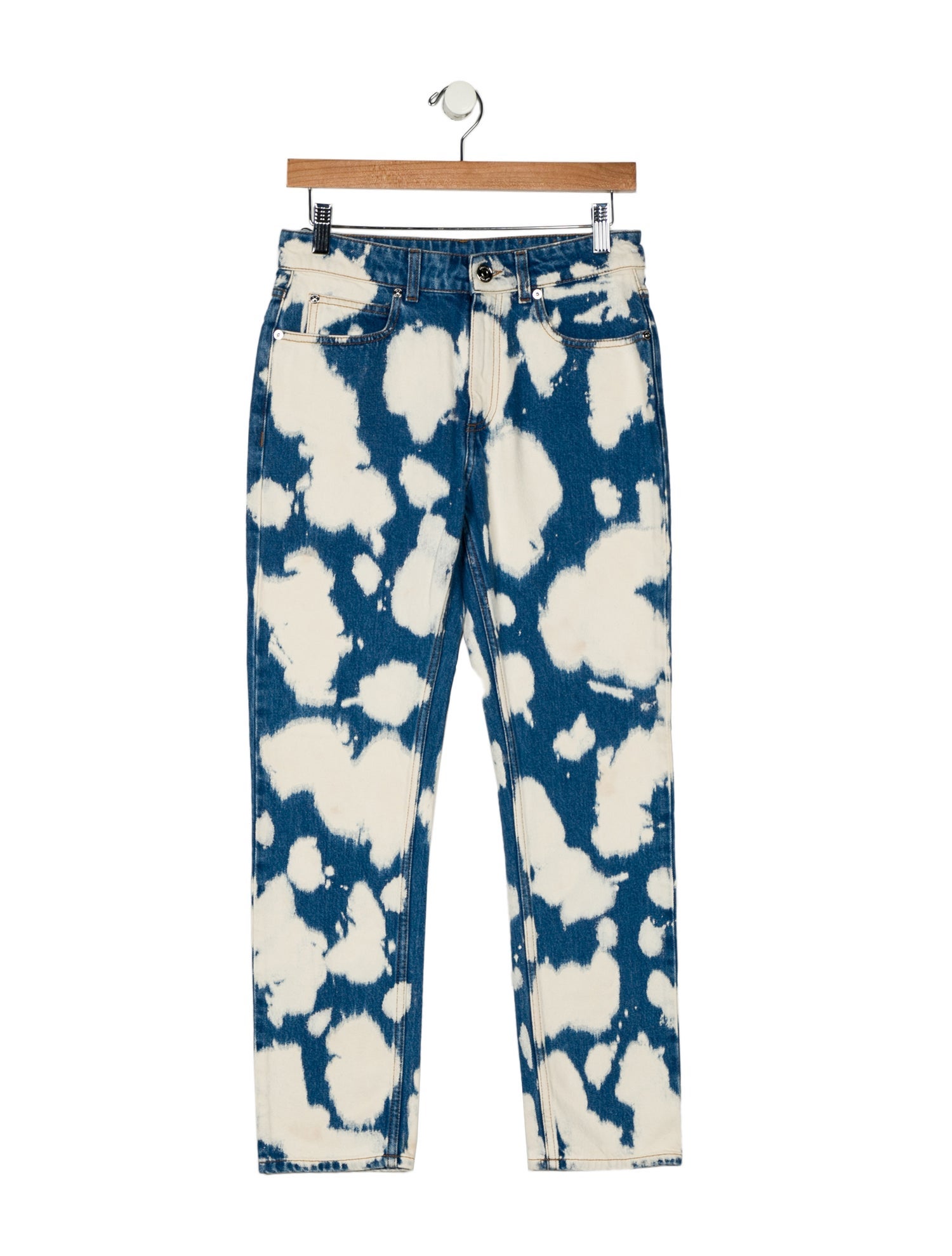 Burberry Mid-Rise Straight Leg Jeans