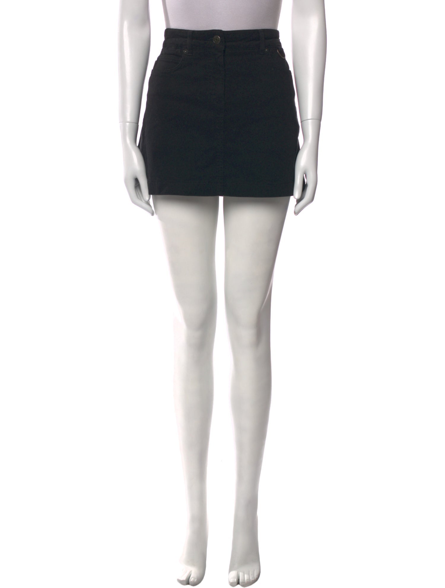 Burberry Pleated Accents Mini Skirt