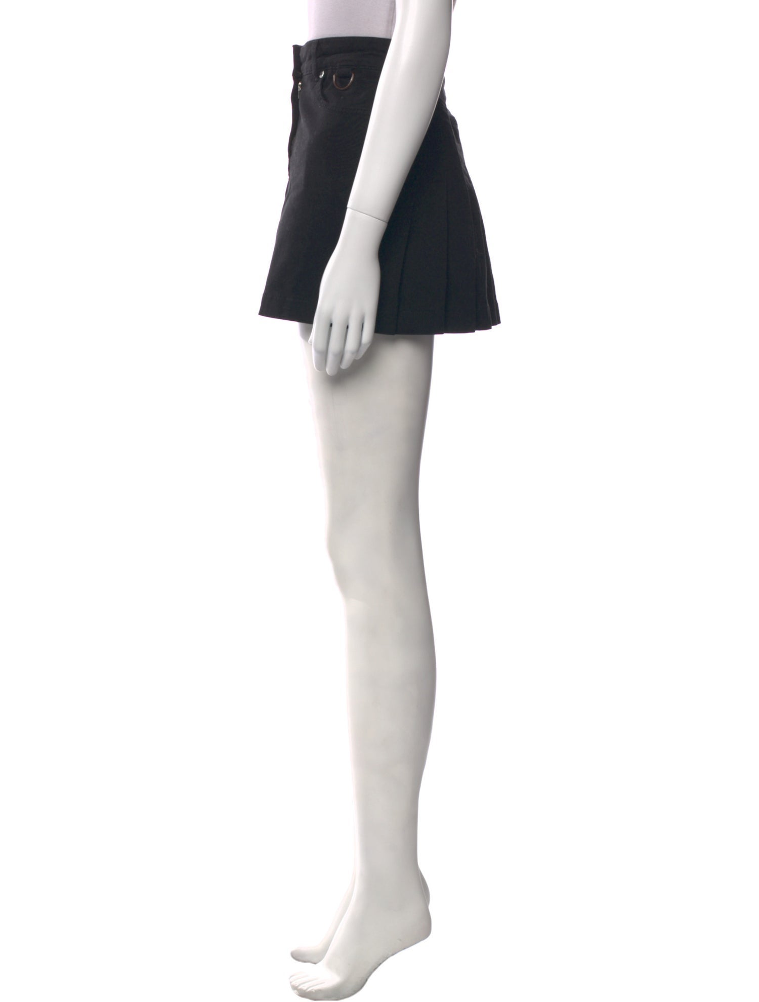 Burberry Pleated Accents Mini Skirt