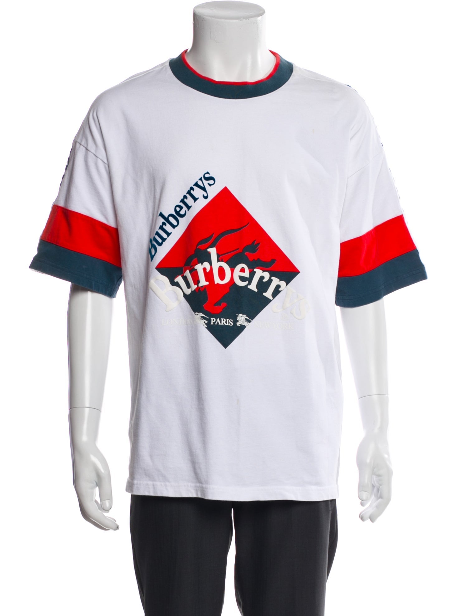 Burberry Graphic Print Crew Neck T-Shirt