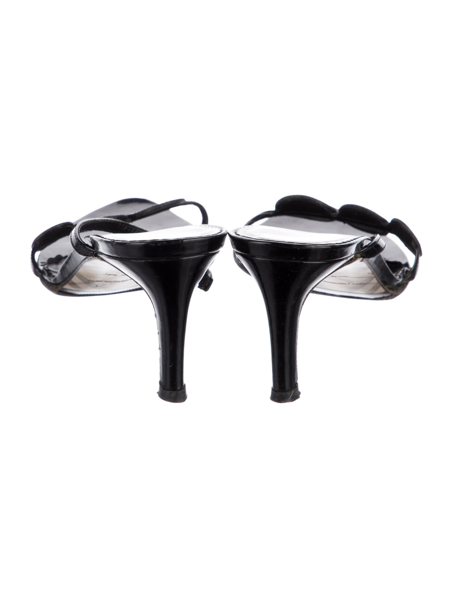 Burberry Leather Slides