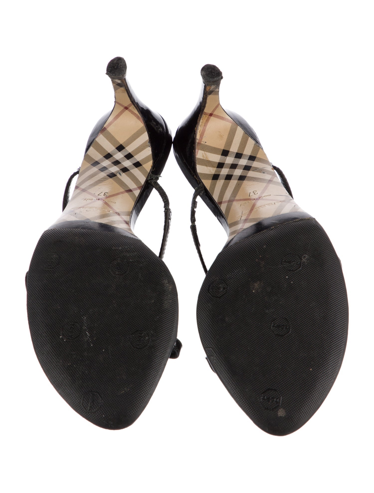 Burberry Leather Slides